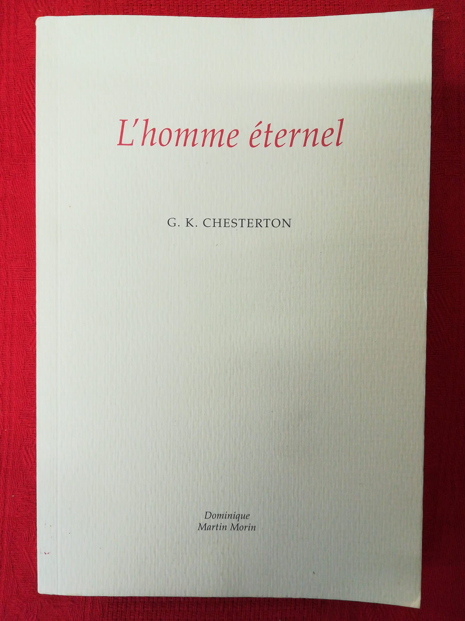 L’homme éternel