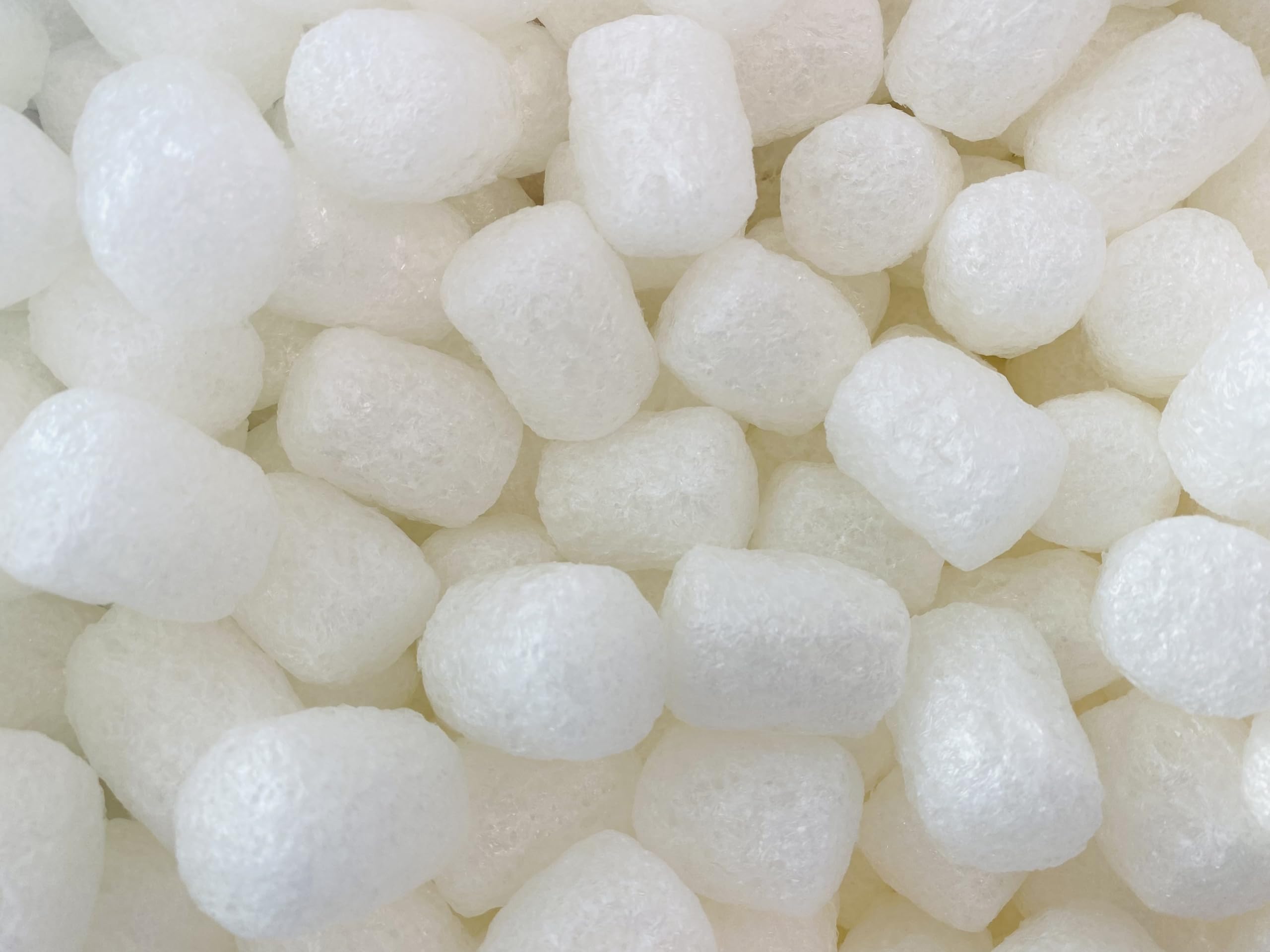 Palomitas de maíz biodegradables compostables antiestáticas naturales de 0.25 pies cúbicos para embalaje