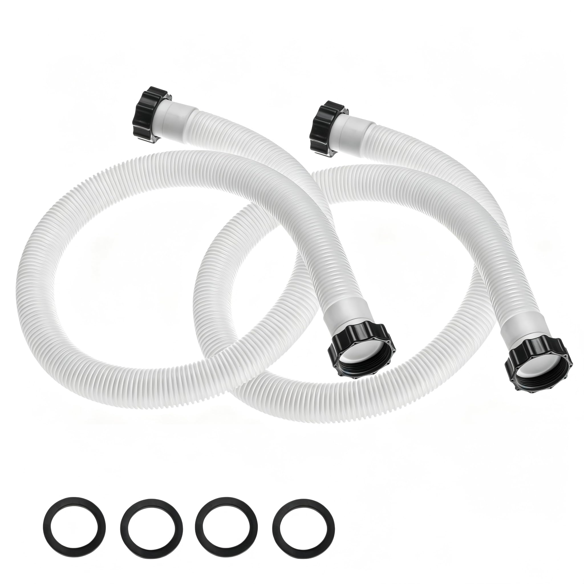 Photo 1 of 1.5" Pool Pump Hose 29060E for Intex Filter Pump & Saltwater System, 2 Pack