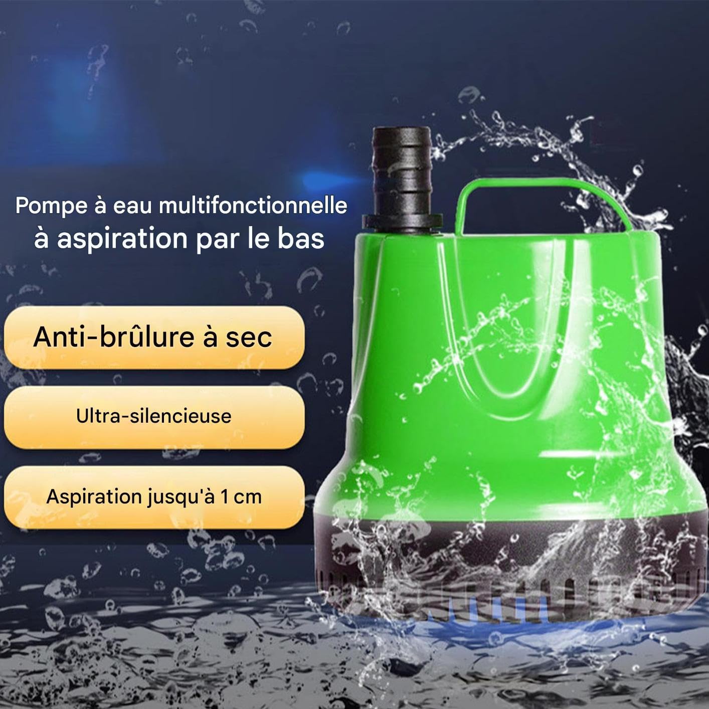 Bomba De Agua Para Acuario Sistema Filtrante Sumergible Silenciador