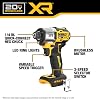 DEWALT 20V MAX XR Kit combinado de atornillador de impacto y taladro percutor inalámbrico, incluye 2 baterías POWERPACK de 4ah y cargador (DCK250QQ2) 7