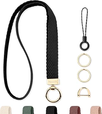 Braided Stretchy Teacher Badge Holder Lanyard for ID Badges Soft Teacher Lanyard for Women Man Keychain Holder