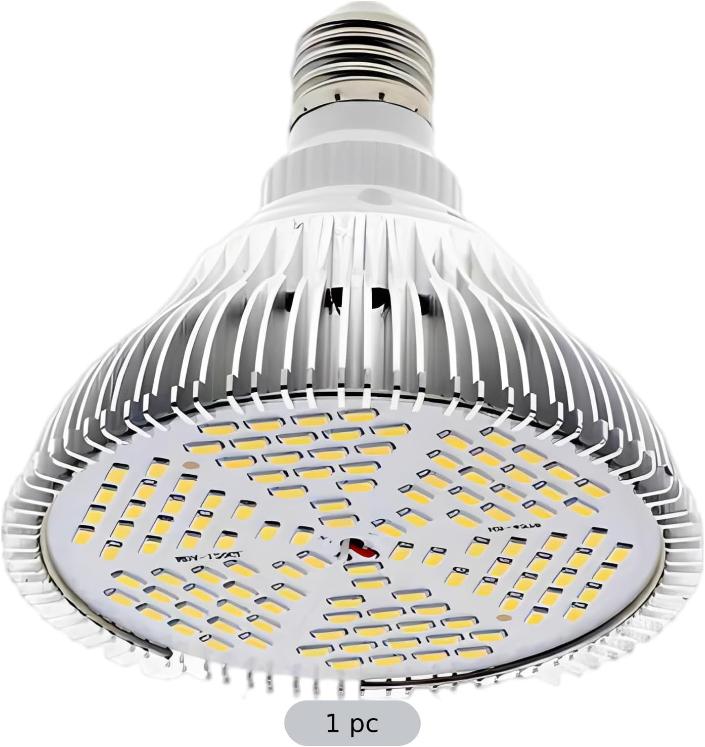 26W Full Spectrum Plant Light Bulb, Par38 Sunlight Grow Light with 150 Led Beads, E27 Socket, Full Wave Band Supplement Lighting, 4.7 X 4.9 in