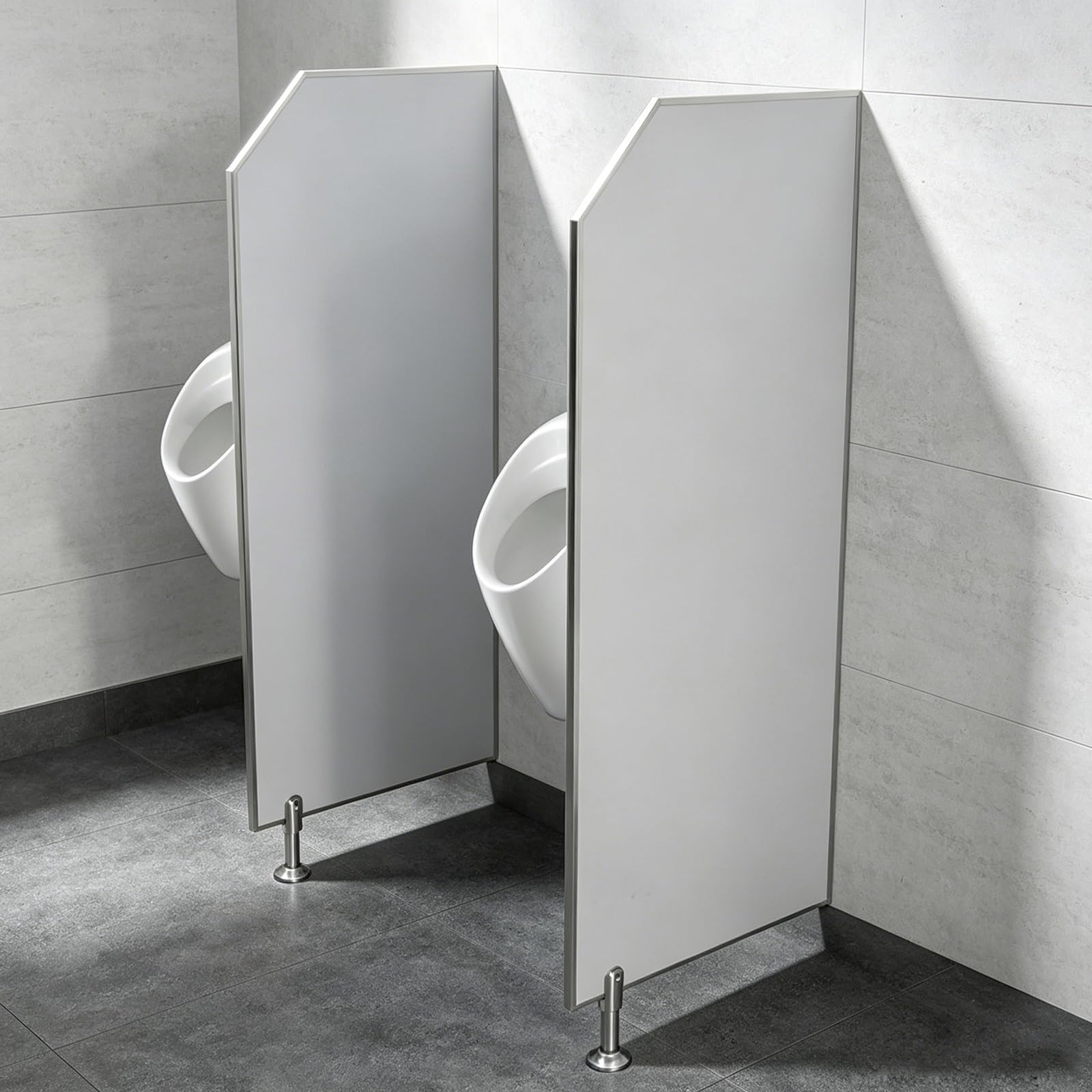 2 Separador de Urinario Mamparas de Privacidad para Baños Públicos de Hotel