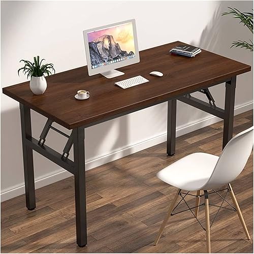 Computer Desk Folding Wooden PC Desk Laptop Desk Portable for Home Office Modern Simple Writing Table PC Desk Study Table Furniture 2 Colors Study