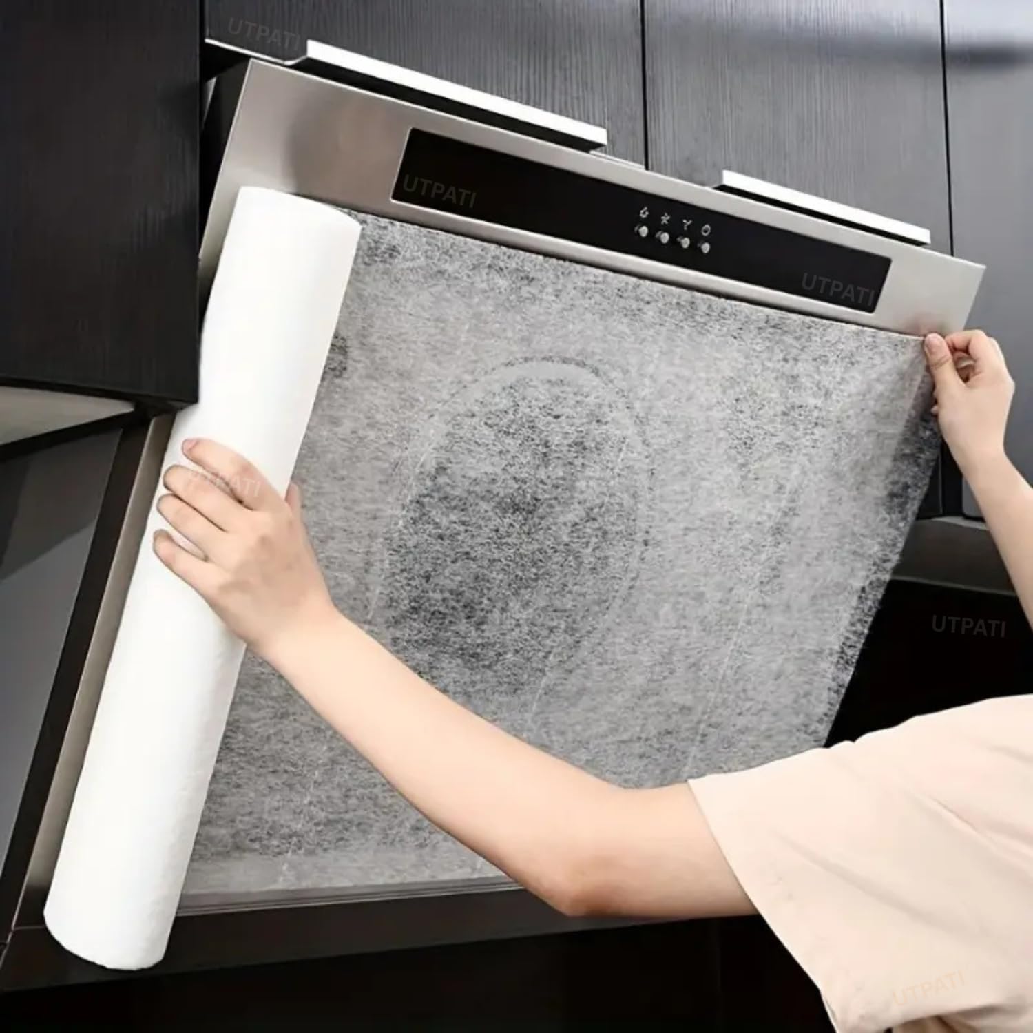 UTPATI 12 Pack Universal Range Hood Grease-Oil Absorbent Fil…