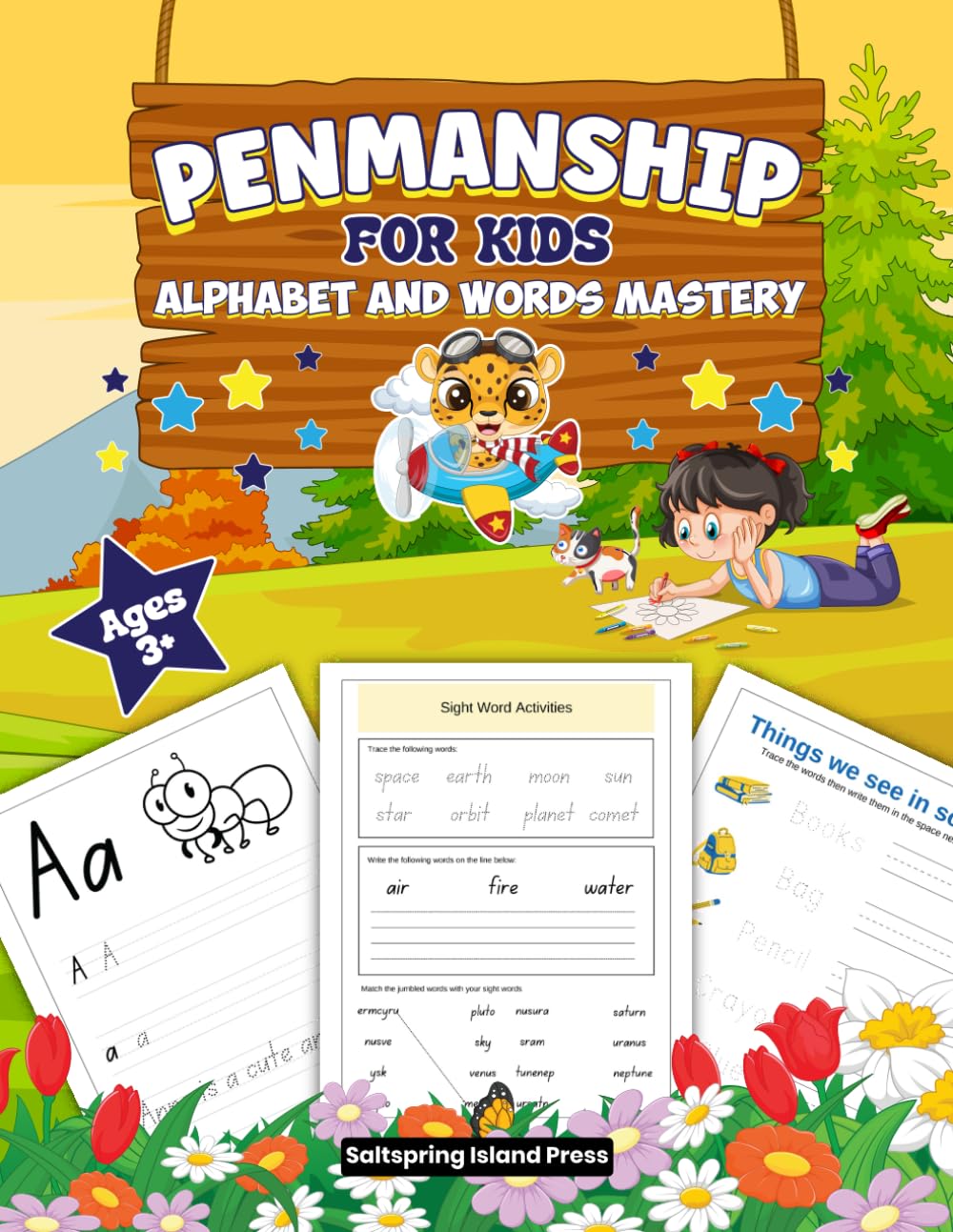 PENMANSHIP FOR KIDS: Alphabet And Words Mastery