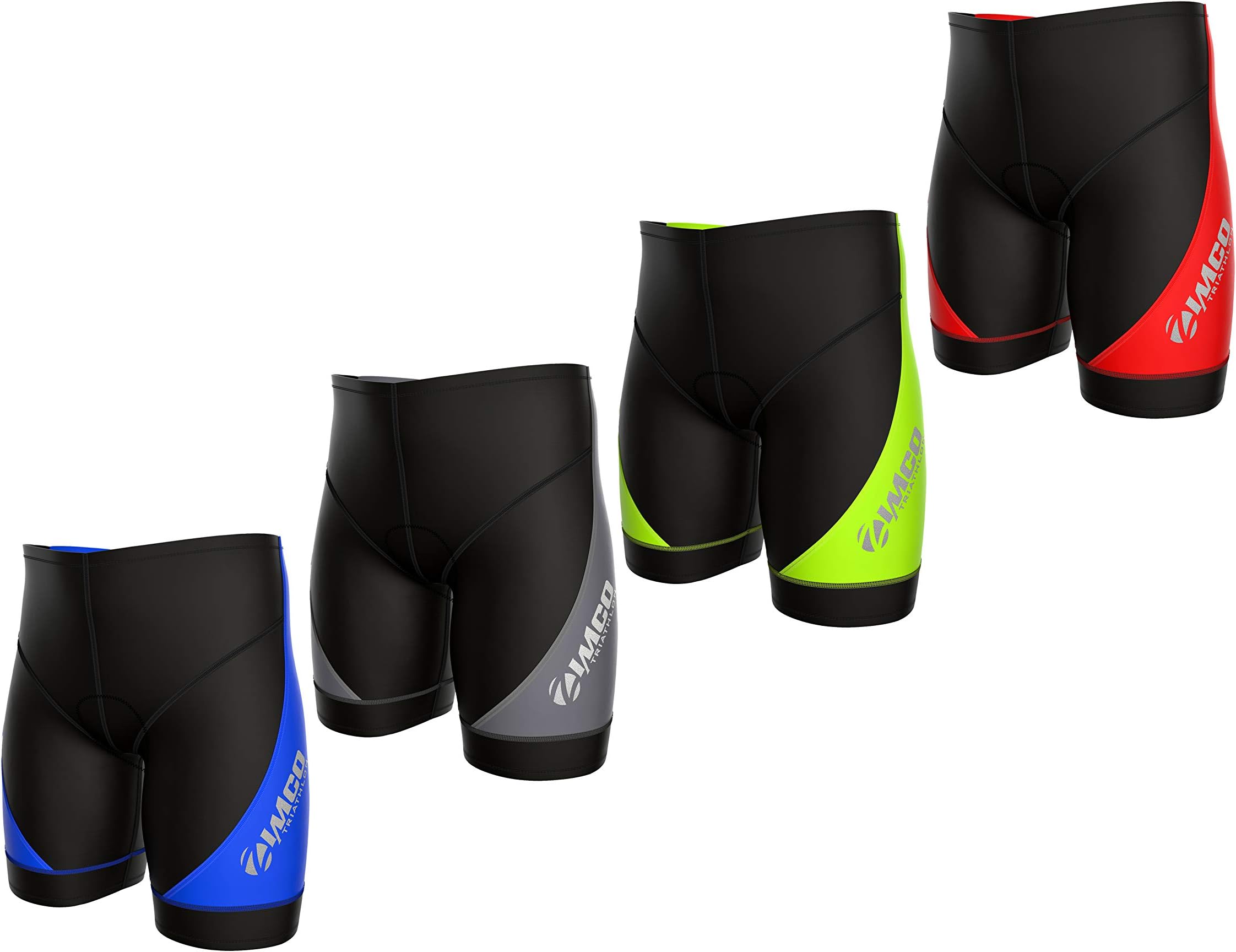 Zimco Cycle WearZimco Active Triathlon Shorts Mens Tri Shorts Mens 2 Rear Pockets