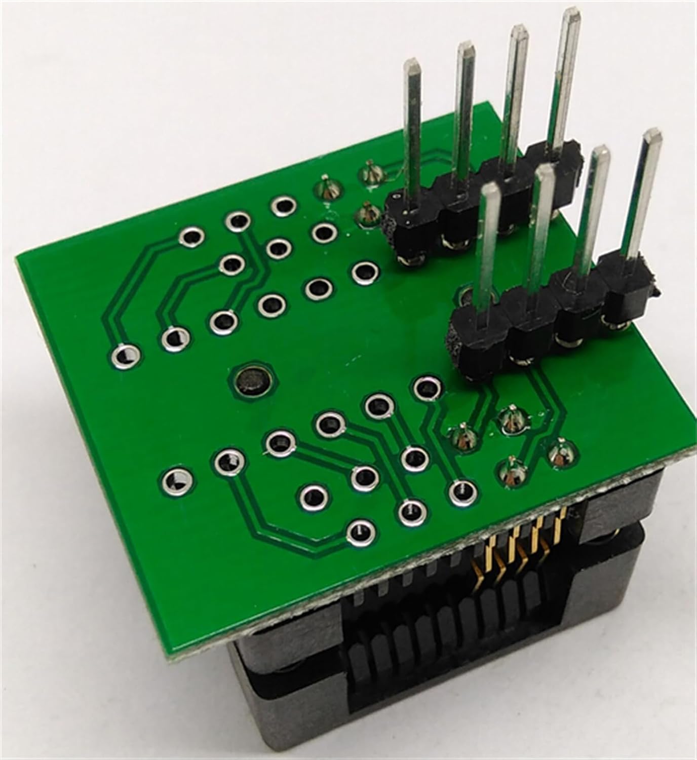 Wiring Connecting Terminals CH341 USB Programmer SOP16 DIP16 SOP8 DIP8 IC Socket Programer IC Socket Support Many 24/25XX SPI Flash EEPROM chip - (Color: CH341 Programmer)