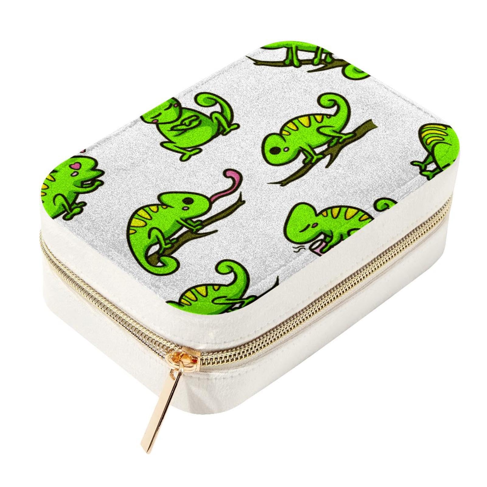 Boîte à bijoux caméléon velours de haute qualité pour bracelets raffinés