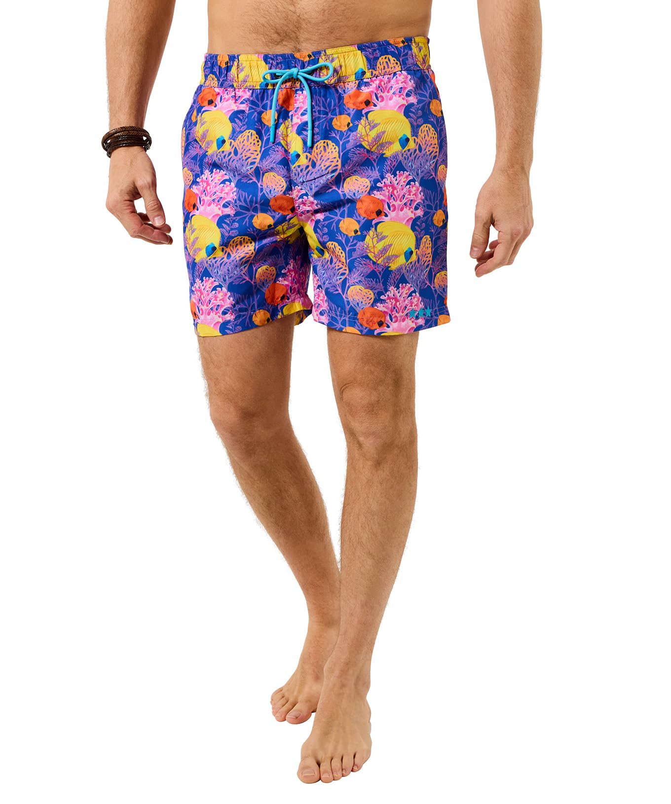 Reef Riders Swim Shorts Size Large Purple   Men's