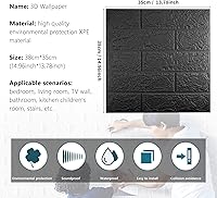 Vista 37 de 20 paneles de pared 3D plateados, cobertura de 29 pies cuadrados, adhesivo imprimible con paneles de pared de espuma de polietileno autoadhesivos