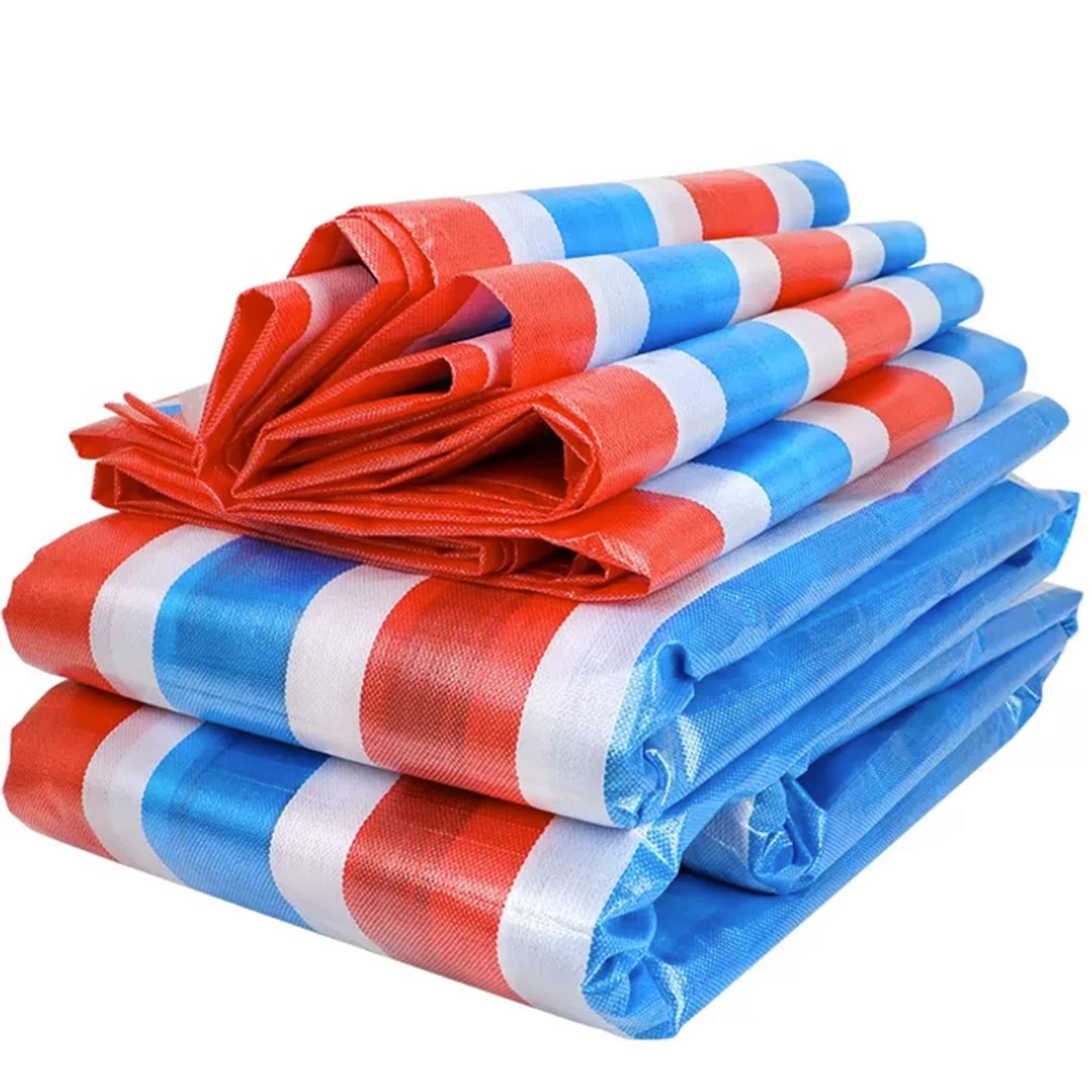 Bâche de protection imperméable 3x15m avec bande de sécurité camping