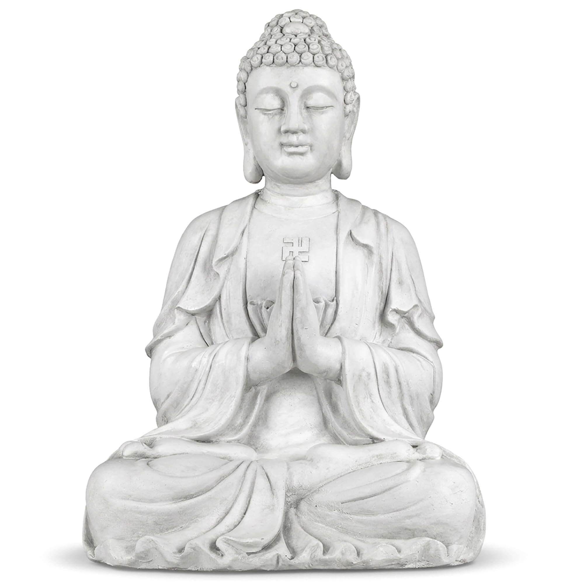 JonesHouseDeco Garden Buddha Statue 60CM for In-Outdoor Zen Garten Deco