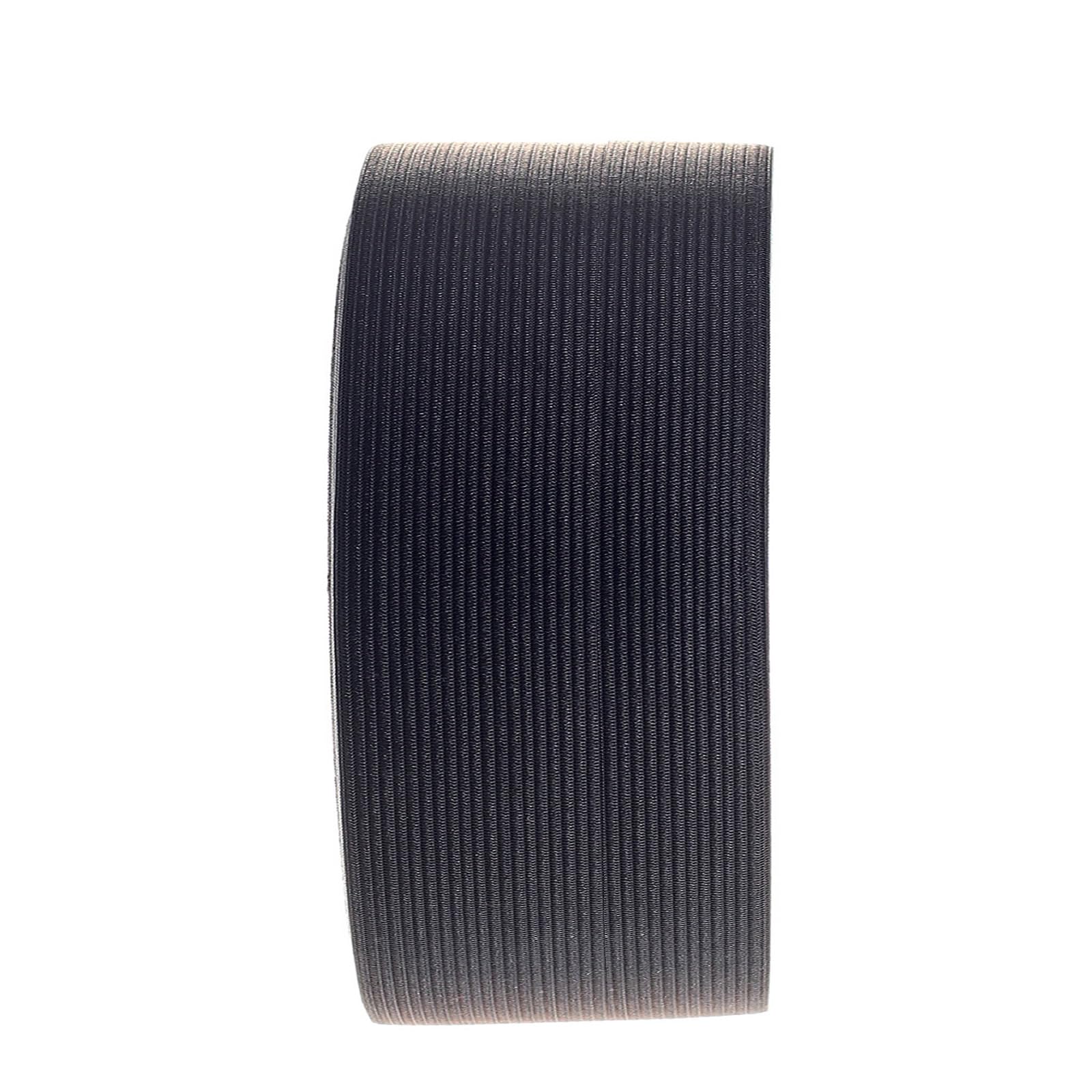 TUKA-i-AKUT 80 Metros x 100mm Elásticas Planas Bandas de Costura, Bandas de elástico de Cuerda, para la Ropa Personalizada, Artesanía DIY Hogar, 80m(2x40m) Largo, 100mm Ancho, Negro TKB5092-black-2X