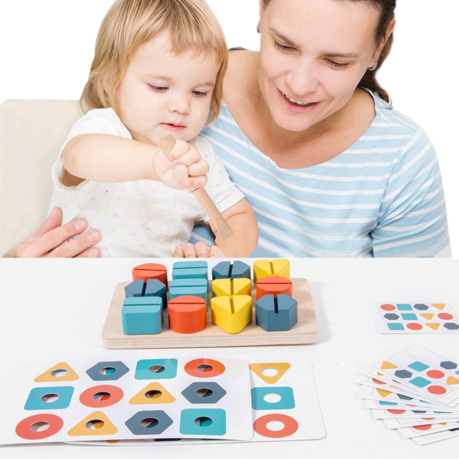 Buy Wuling Wooden Sorting Stacking Toy,Fine Motor Skills Montessori