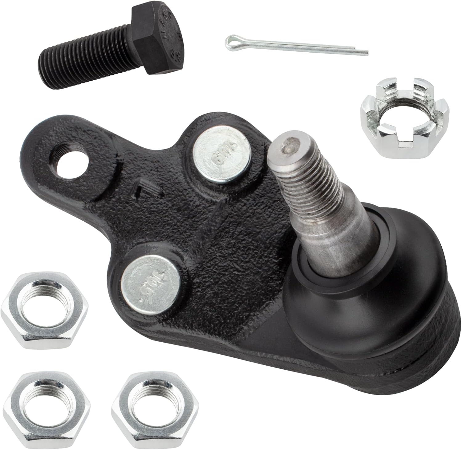 BOXI (Set of 8) Front Inner & Outer Tie Rod Ends + Sway Bar End Links + Lower Ball Joints Fit for Toyota Camry 2007 2008 2009 2010 2011 | Replace K500044 K500043 ES80603 ES80602 EV800306 K750123