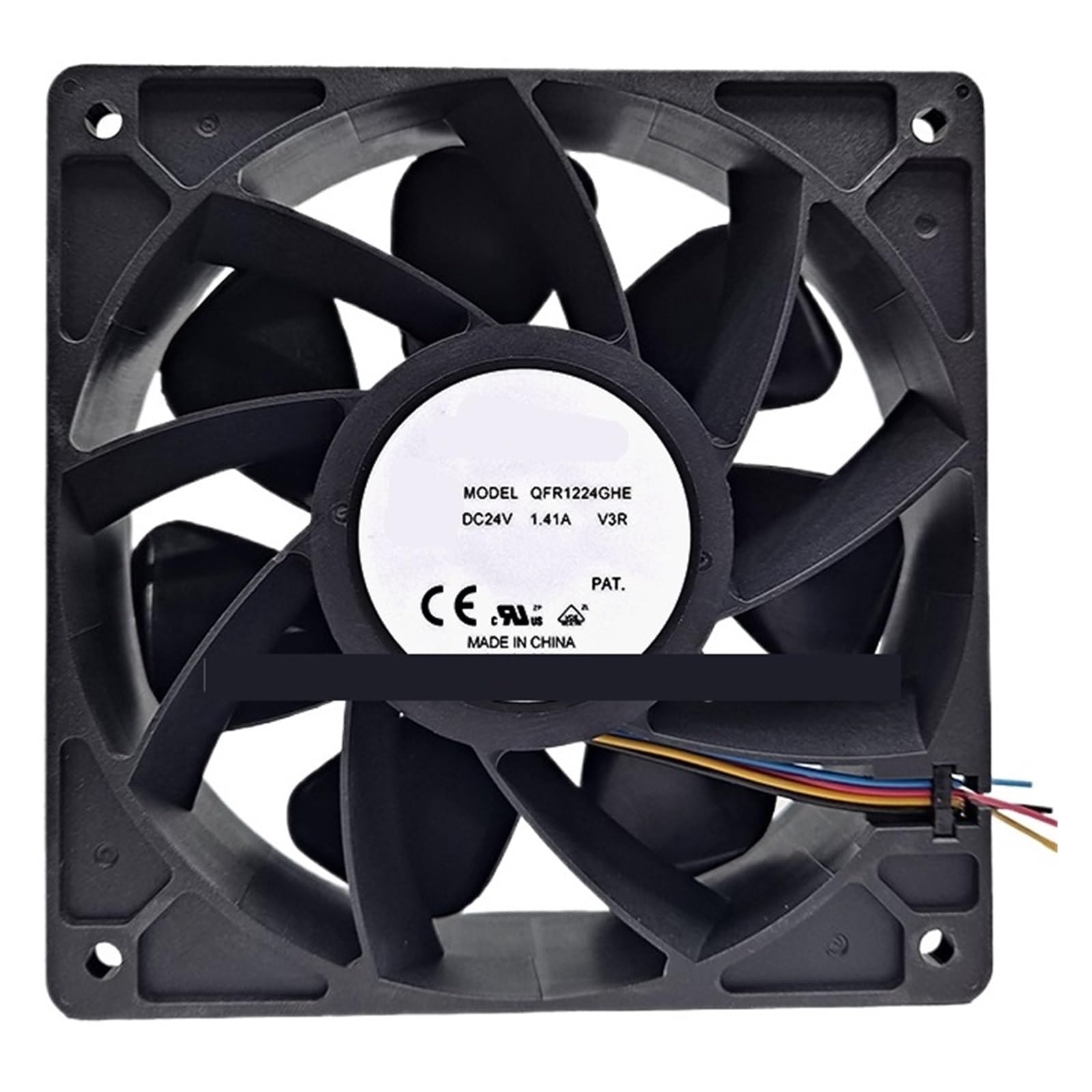 Ventilateur QFR1224GHE-V3R 6000 TR/Min refroidissement haute pression