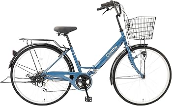 Amazon | 自転車 26インチ 折りたたみ ママチャリ シティ
