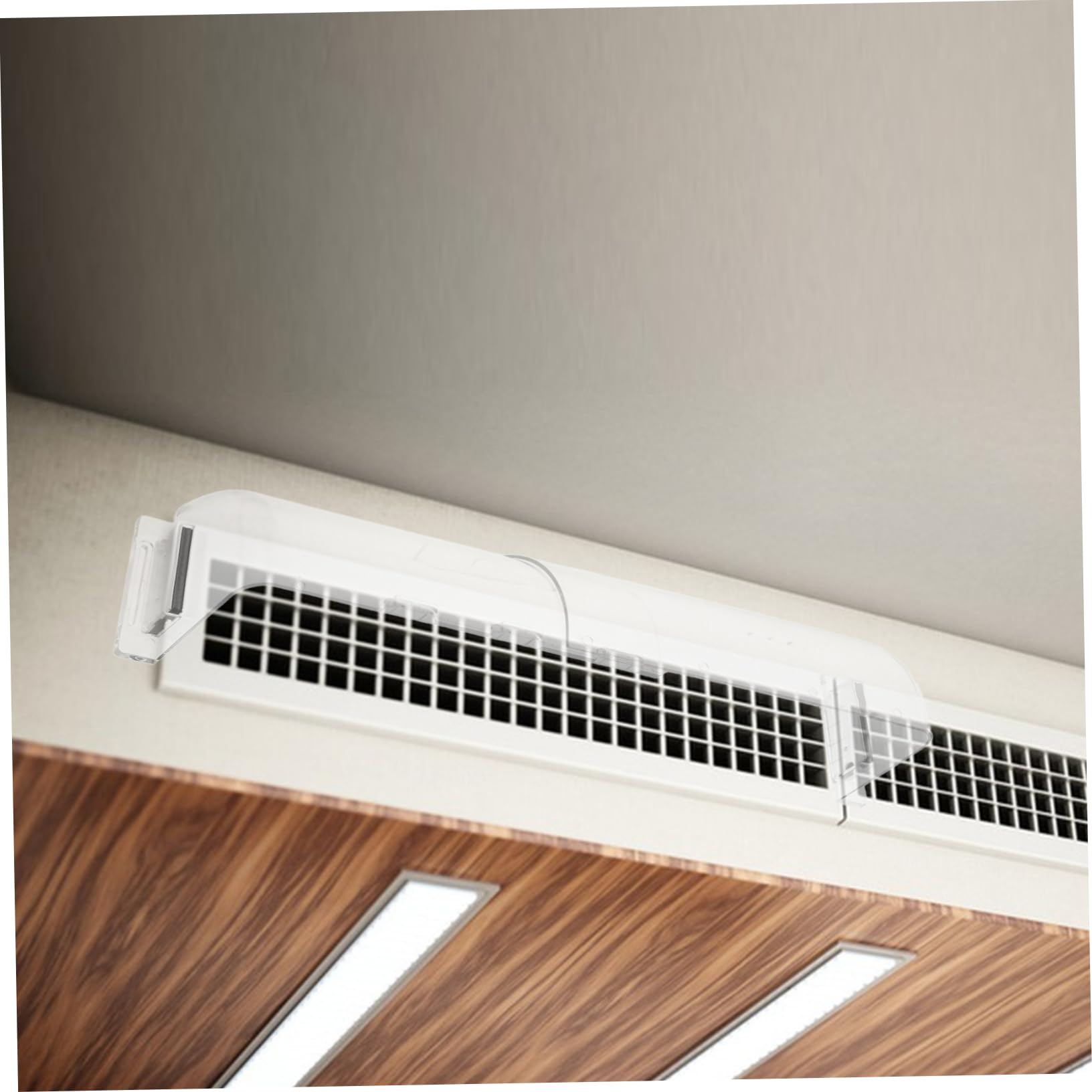 SOLUSTRE Deflettore Magnetico per Bocchette a Soffitto Deflettore per Flusso Diretto Condizionatore Regolabile Facile Installazione Circolazione Dellaria