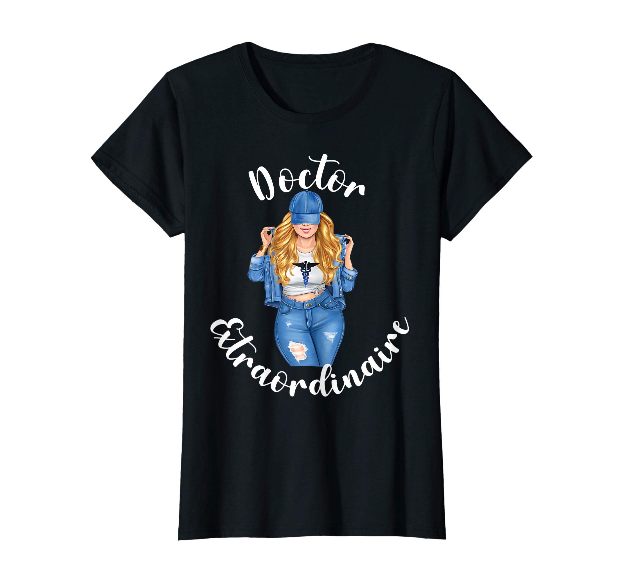 Lush NursingWomens Doctor Sassypants Funny Dr Medical Student Caduceous T-Shirt