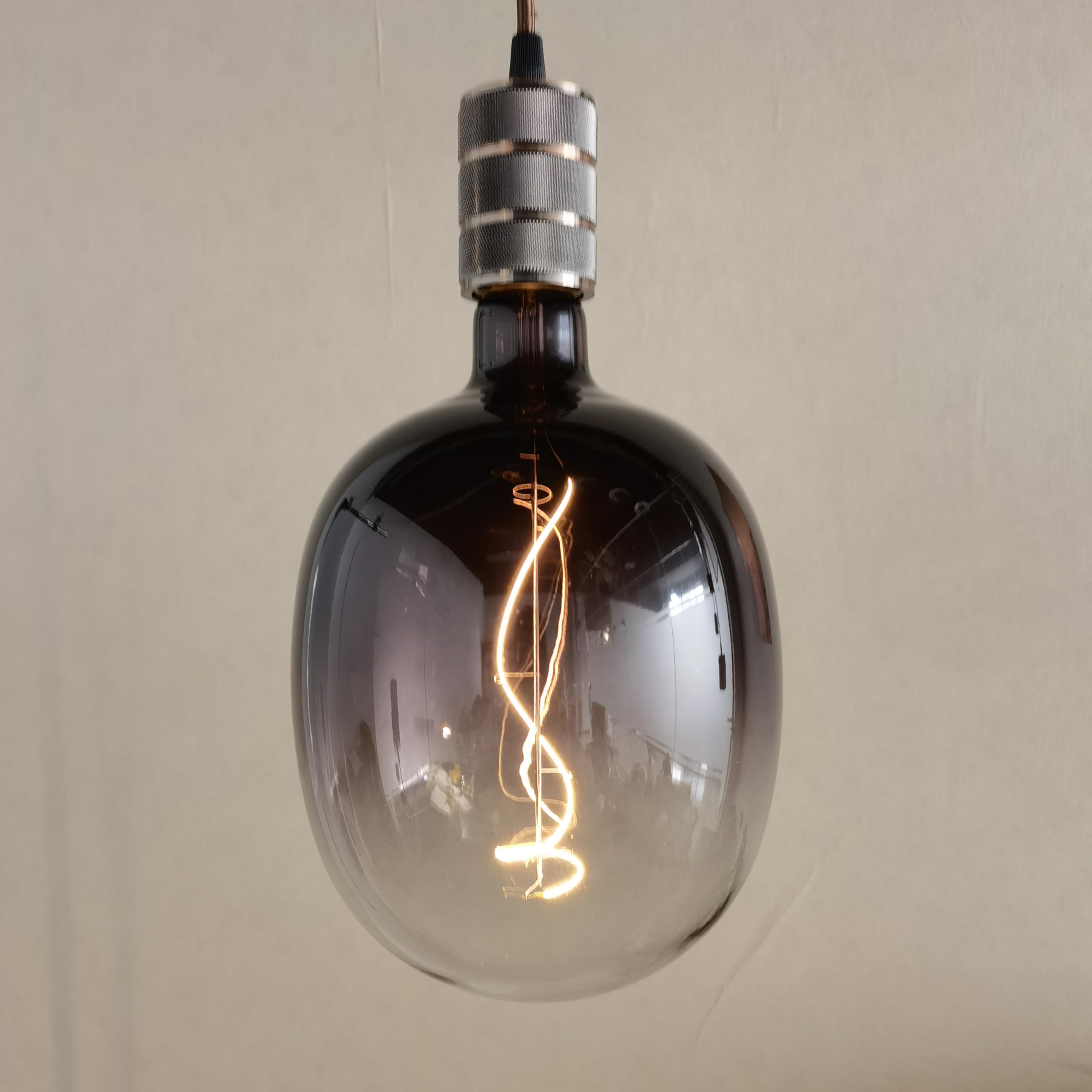 SD LUX Bombilla LED Edison grande, 5 W, E27, regulable, 400 lm, Equi50 W, 2700 K, 1 unidad