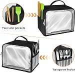 Toaster Cover with Base for 2 Slice Wide Slot,Toaster Cover with Aluminum Foil Lining Compatible with Cuisinart/BELLA/Black and Decker 2 Slice Toaster,Cover only