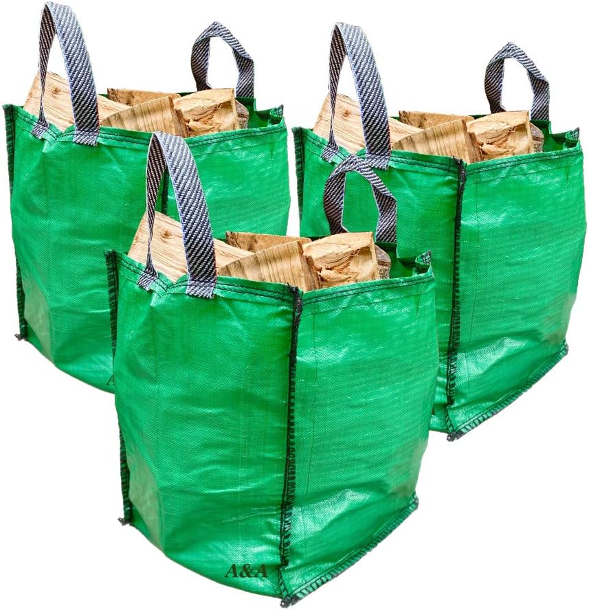 Garden Waste Bags 120 Litre Sacks With Handles Heavy Duty