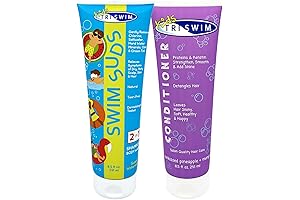 Triswim Nourishing Duo: Conditioner and Shampoo Set for Swimmers