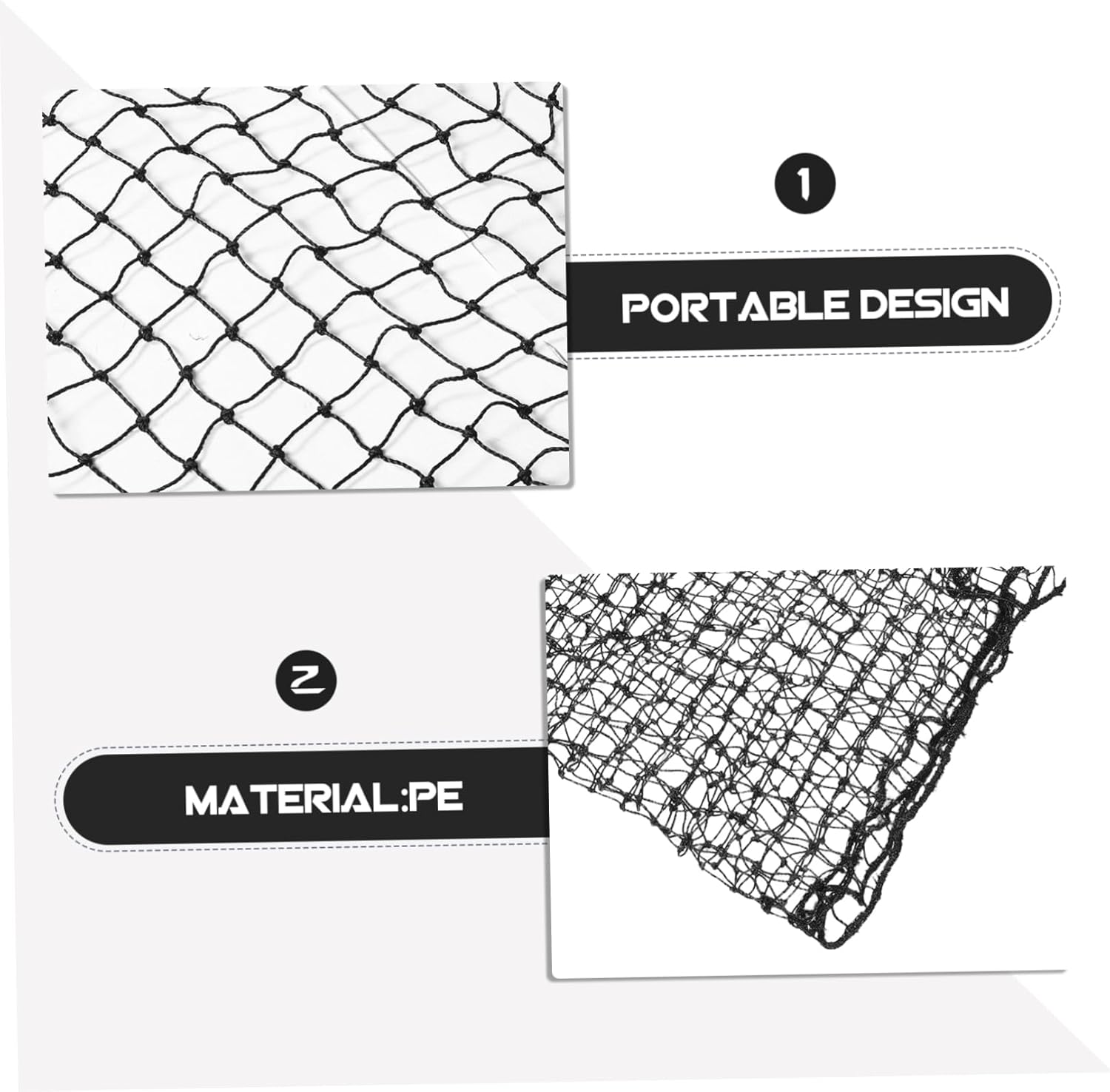 2m Softball Baseball Practice Net Convenient Rebound Training Equipment for Skill Development and Safe Surroundings