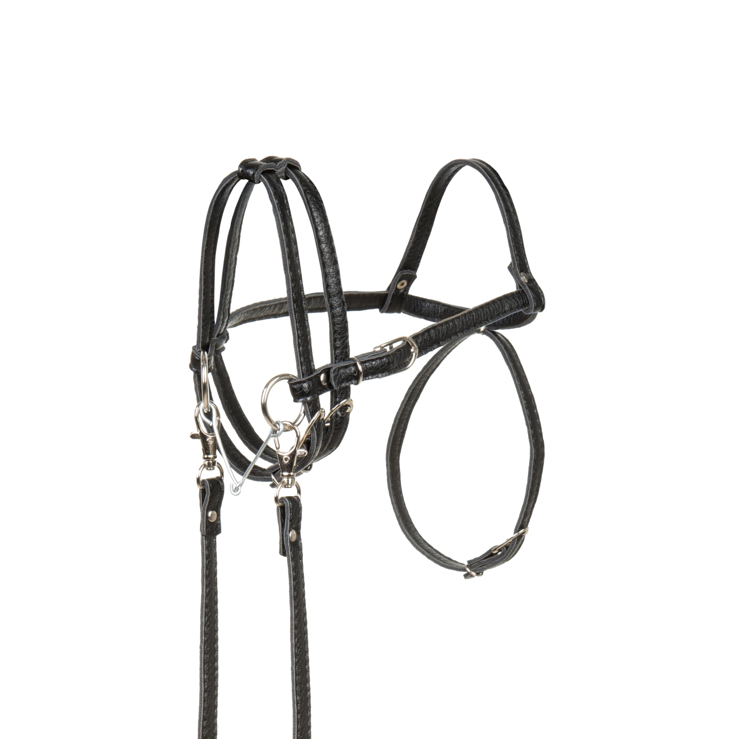 SKIPPI Ogłowie dla Hobby Horse - Czarne, Wodze, Wędzidło, Hobby Horse Akcesoria, do Konia A3