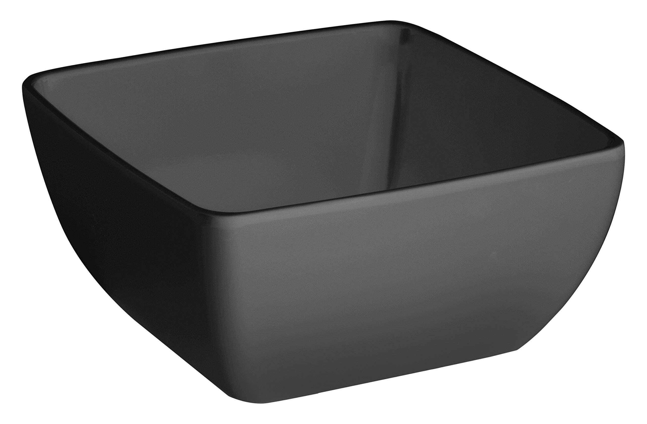 Lacor 63581 Salad Melamine Classic Bowl, 19 x 19 x 9 cm, Black