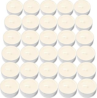 DecorRack 30 Tealight Candles, Gardenia Scented, Pleasant Fragrance Candle, Aromatherapy, Scented Home Decor, Votive Long Lasting Candles (Pack of 30)