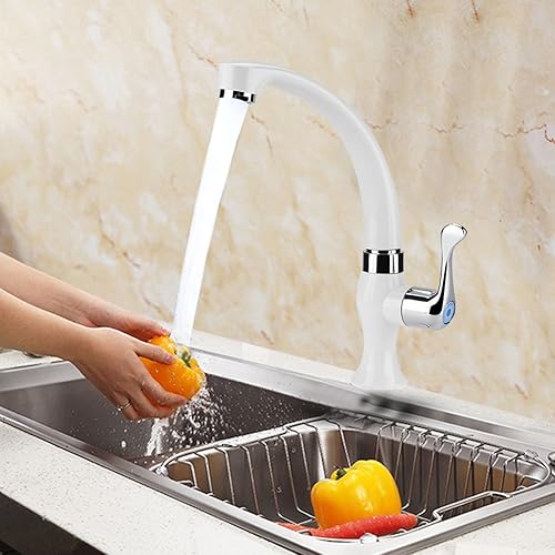 Miniatura 10 de Grifo de agua de cocina de una sola palanca, grifo de agua fría, grifo de fregadero de un solo orificio para fregadero de cocina, jardín, lavabo de