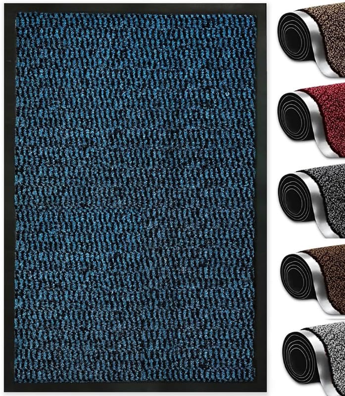 Abaseen Dirt Trapper Door Matts Indoor | Non Slip Rubber Backed Door Mats Outdoor | Heavy Duty Super Absorbent Doormats | Kitchen Mat | Floor Mat | Small, Medium, Large, Extra Large Washable Door Mat โ image 1