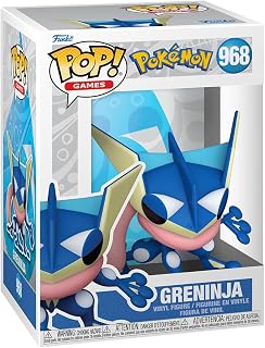 Pop Games: Pokemon - Greninja - Collectable Vinyl Figure - Gift Idea - Official Merchandise - Toys for Kids & Adults - Video Games Fans - Model Figure for Collectors and Display