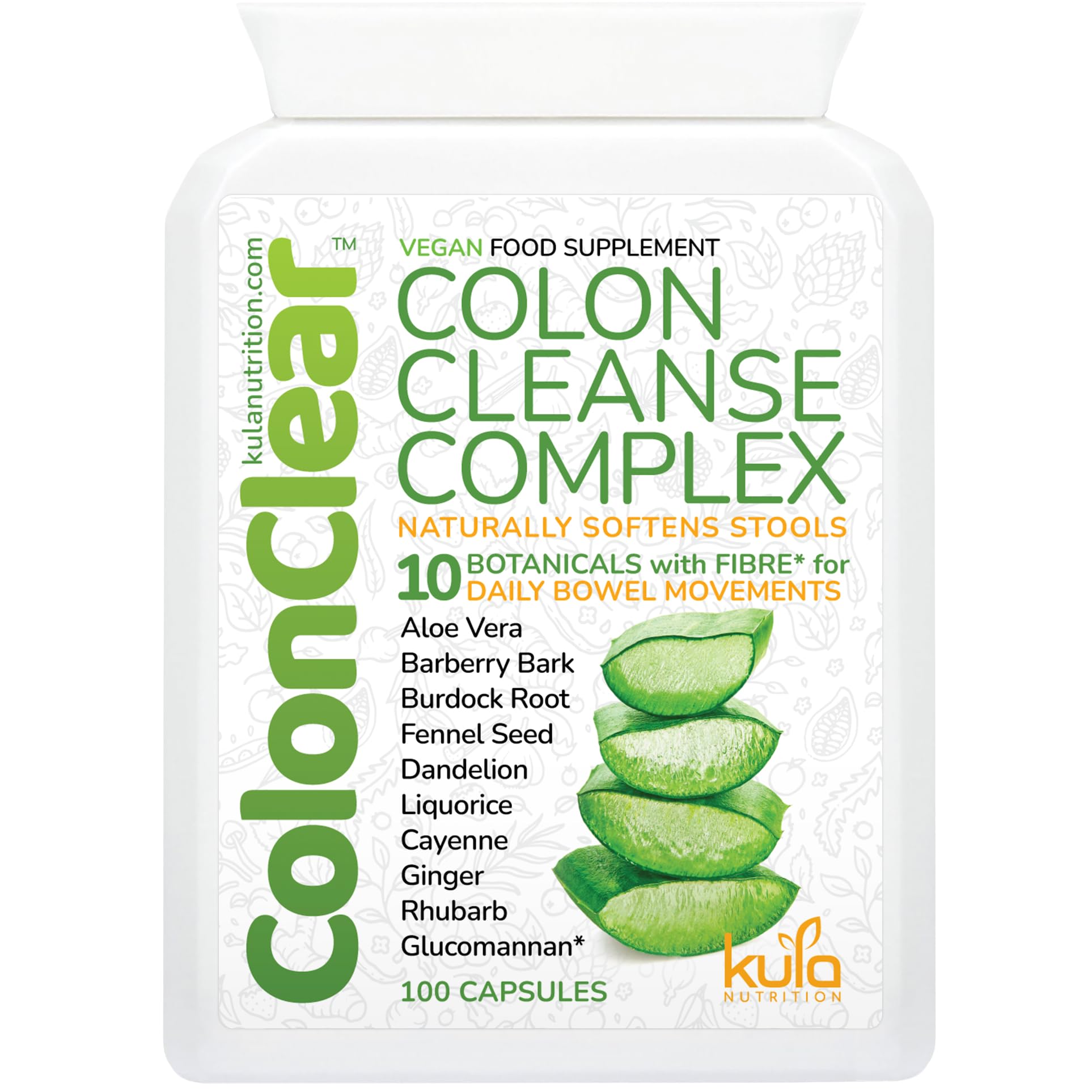 Sponsored Ad – ColonClear – Colon Cleanse Detox - Natural Laxative and Stool Softener for Constipation Relief for Adults – Everyday Herbal Formula with Aloe Vera and Fibre for Regular Bowel Movements - 100 Capsules