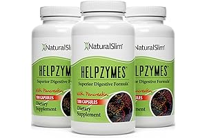 NaturalSlim Helpzymes Digestive Enzymes: Digestion Support & Gut Health Supplement*