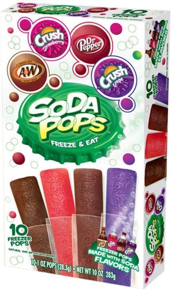 Soda Pops Freeze & Eat Popsicles