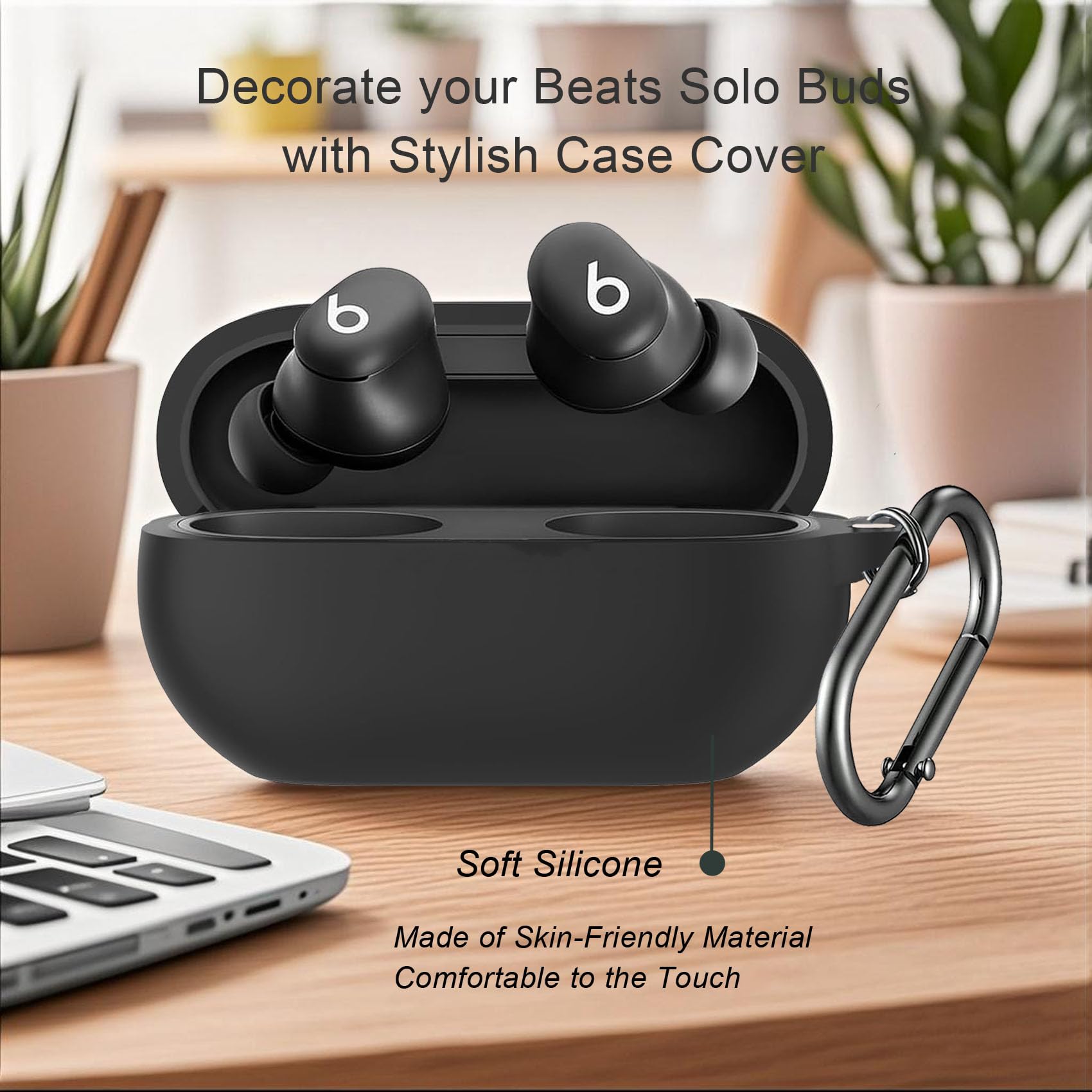 Amazon.co.jp: AGAOSH for Beats Solo Buds ケースカバー キーチェーン