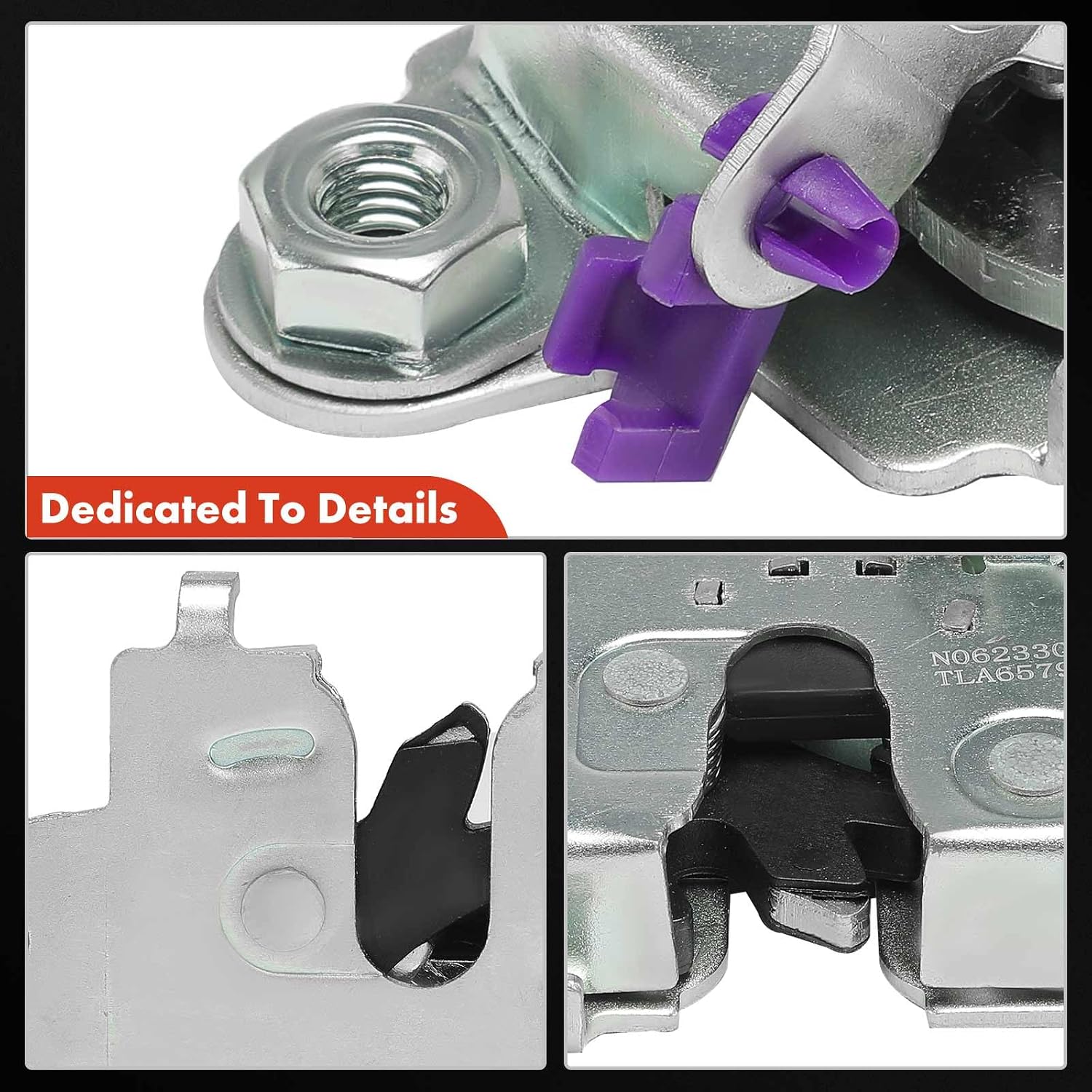 A-Premium Rear Left Tailgate Trunk Lid Latch Lock Actuator Compatible with Toyota - Tundra 2007-2021 - Replace# 657900C041