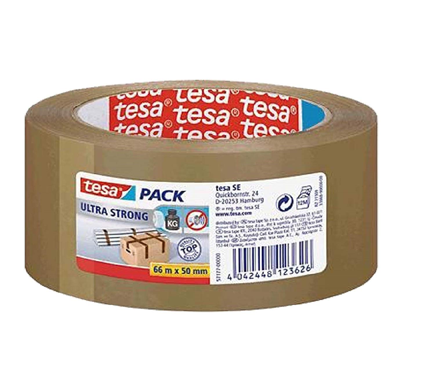 Tesa 4124 Ultra Strong Packing Sealing Plastic Tape 12 Rolls