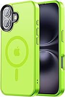 Vista 106 de Funda Magnética para iPhone Air Compatible con MagSafe Resistente a Caídas de 16 Pies Cubierta Trasera con Sensación de Piel Mate a Prueba de Golpes