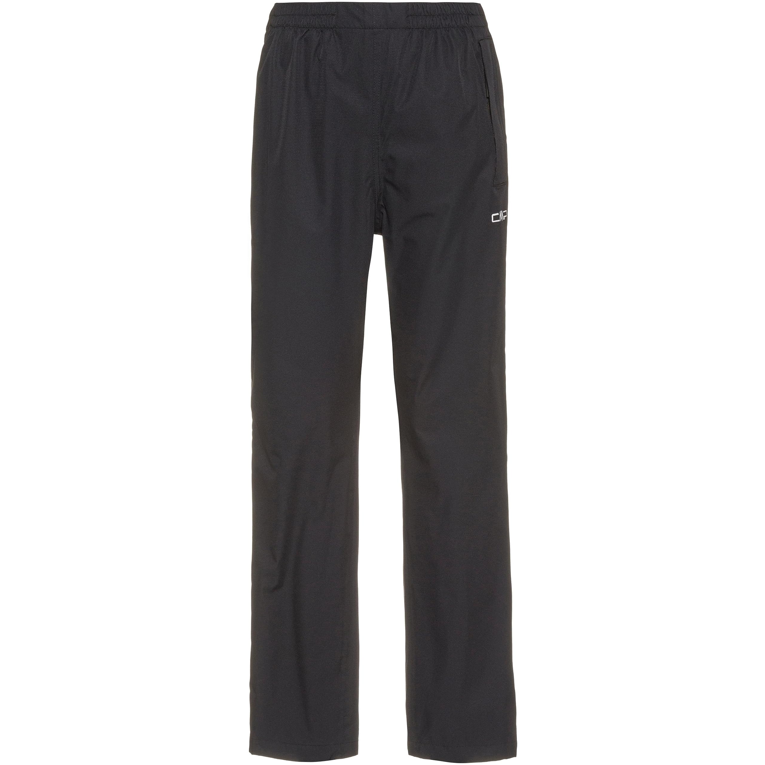 CMP - Woman Pant Rain With Full Lenght Side Zips, Black, C20