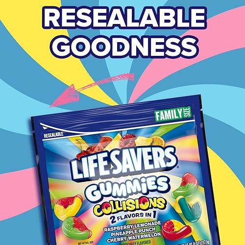 Miniatura 4 de Life Savers Gummies Collisions Family Sup 26 oz