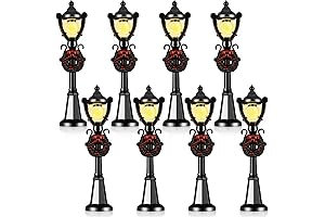 Mudder Christmas Lamp Post Village Accessories