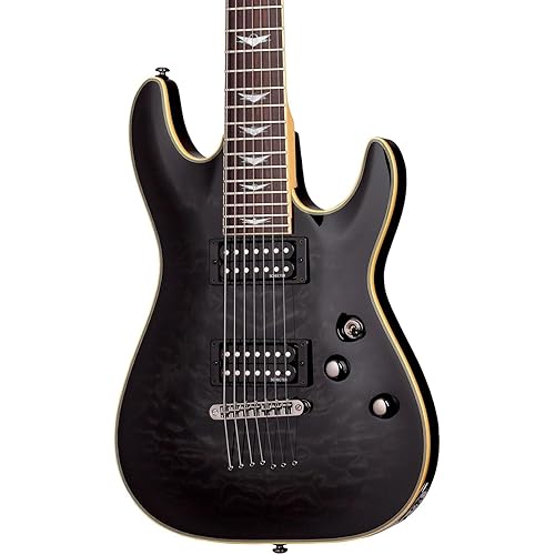 Schecter Omen Extreme-7 Electric Guitar - See Thru Black
