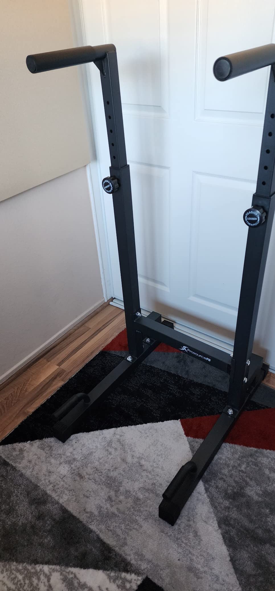 10/mo Finance ProsourceFit Dip Stand Station, Heavy Duty Adjustable Height Upper Body