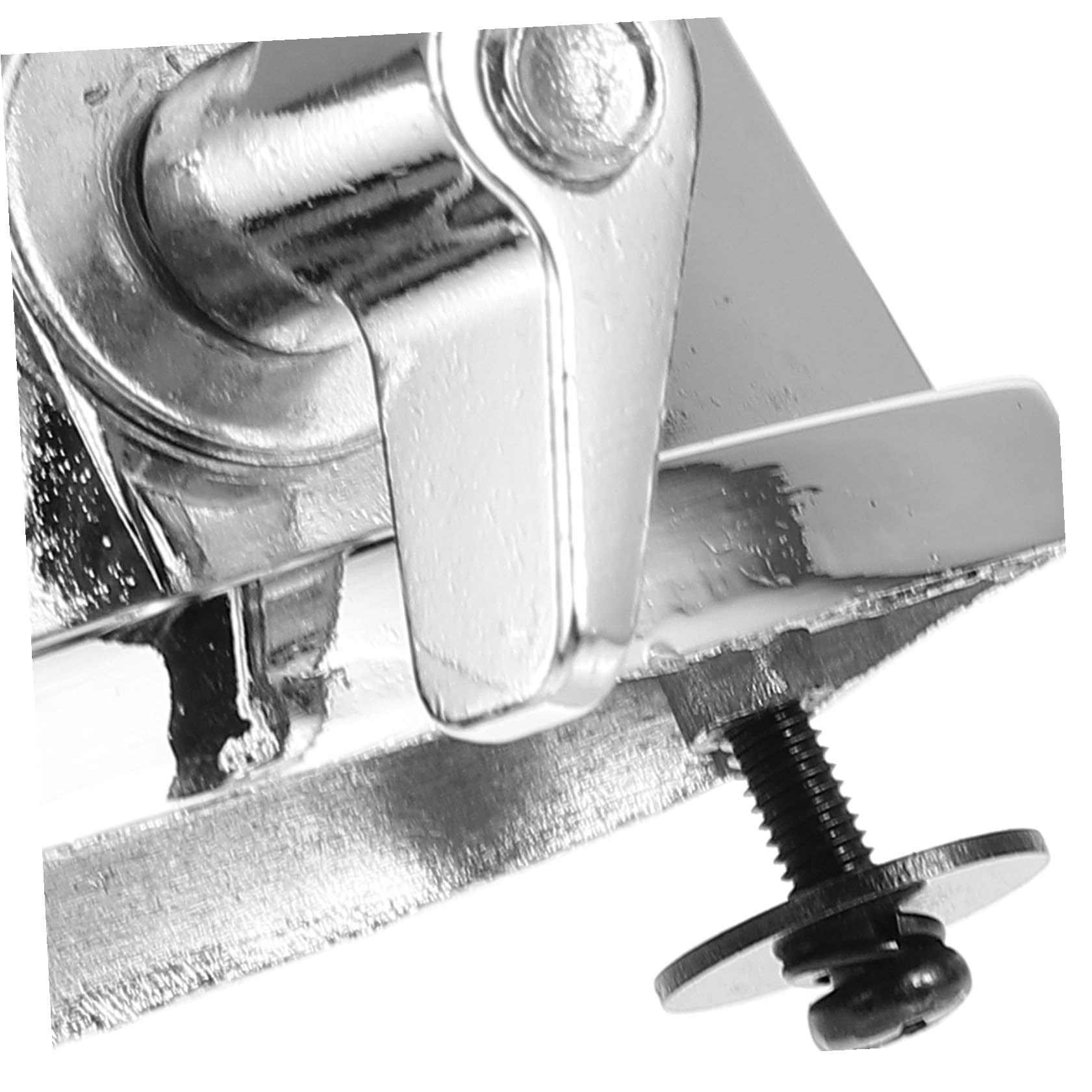 SHOWERORO Accessoire de Tom Tambour en Alliage Argenté, Support Réglable et Amovible pour Stabilité et Équilibre du Pied de Batterie