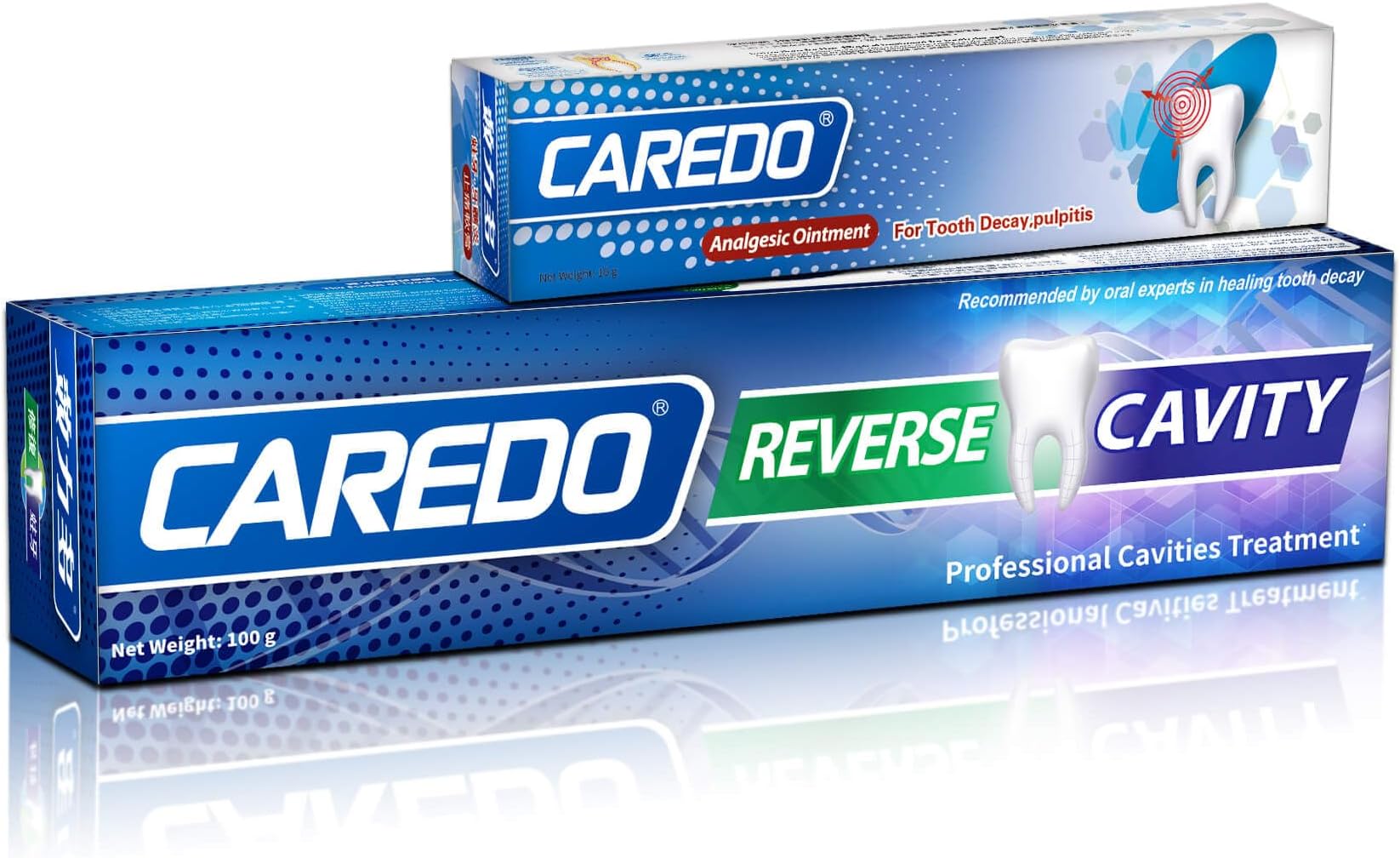CAREDO Cavity Repair Toothpaste Set for Adults, 16g Pulpitis Ointment for Too...
